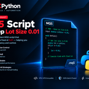 .MQ5 Script to Keep Lot Size 0.01